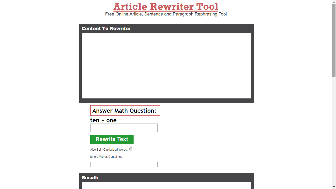 articlerewritertool.com review