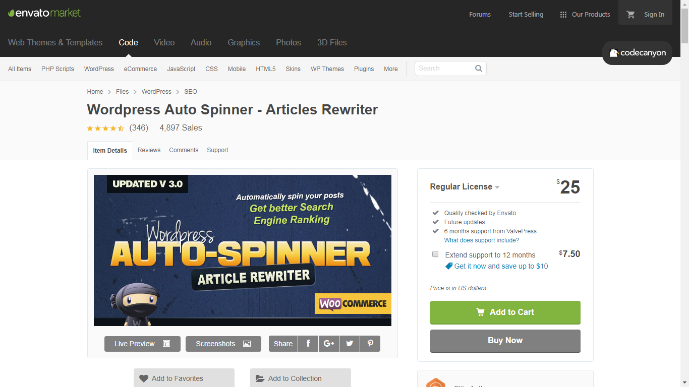 wordpress auto spinner review