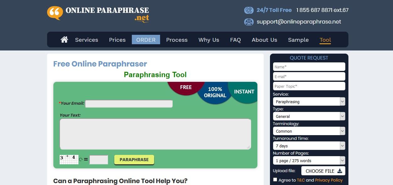 onlineparaphrase.net review