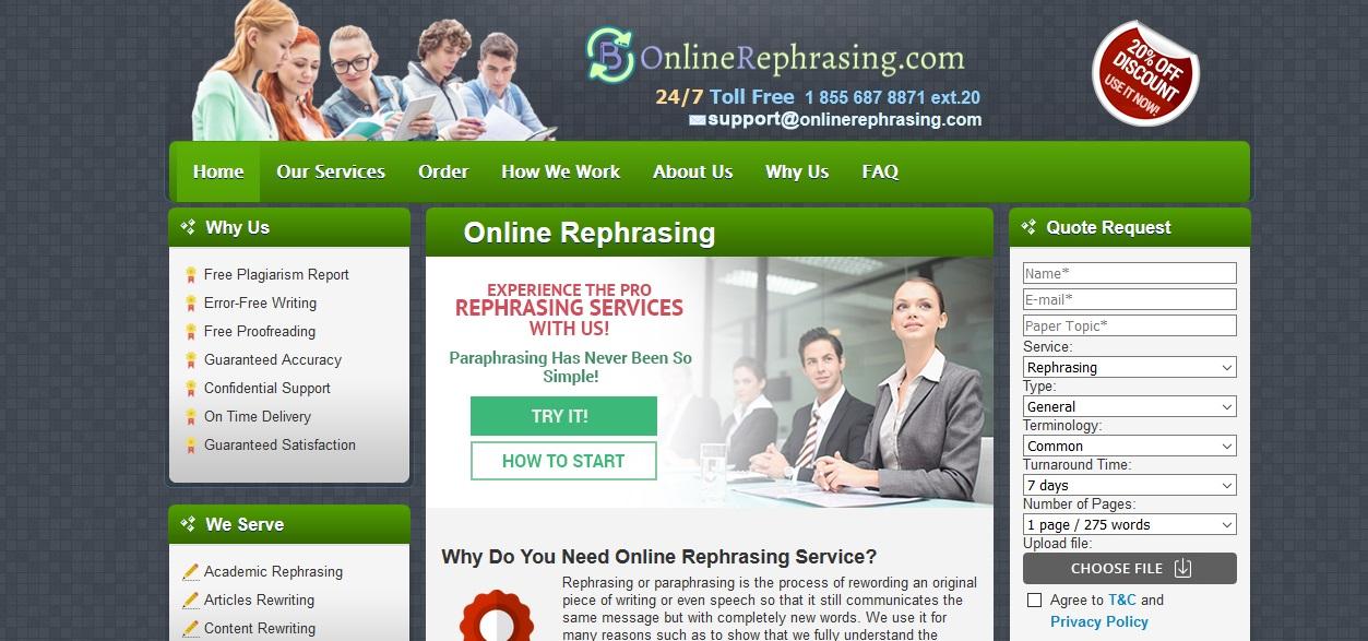 onlinerephrasing.com review