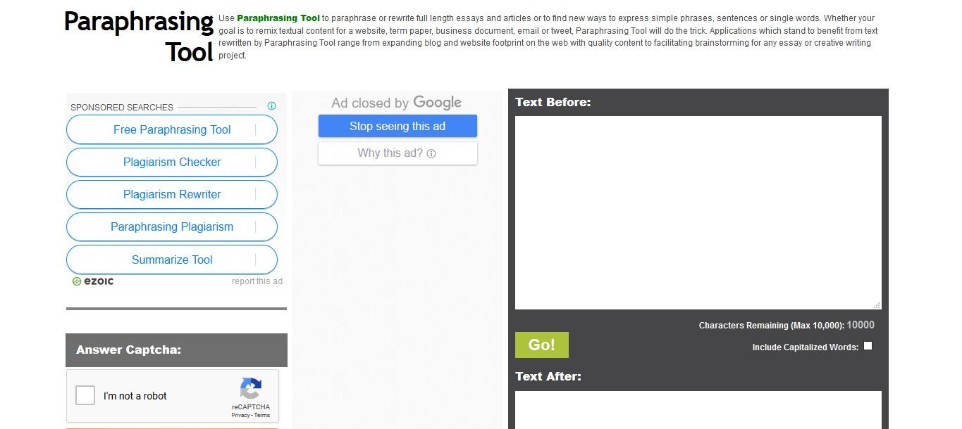 paraphrasing-tool.com review